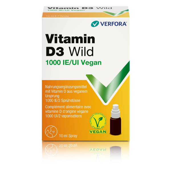 Vitamin D3 Wild Spray 1000 IE vegan 10 ml