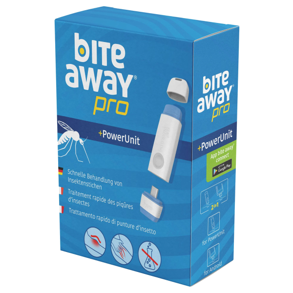 Bite away pro PowerUnit - Schnelle Behandlung von Insektenstichen auch unterwegs