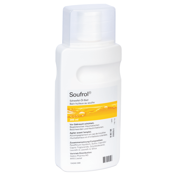 Soufrol Schwefel-Öl-Bad Flasche 300 ml