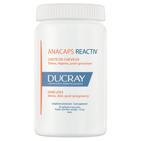 Ducray Anacaps Reactiv Nahrungsergänzungsmittel Kapseln 30 Stück