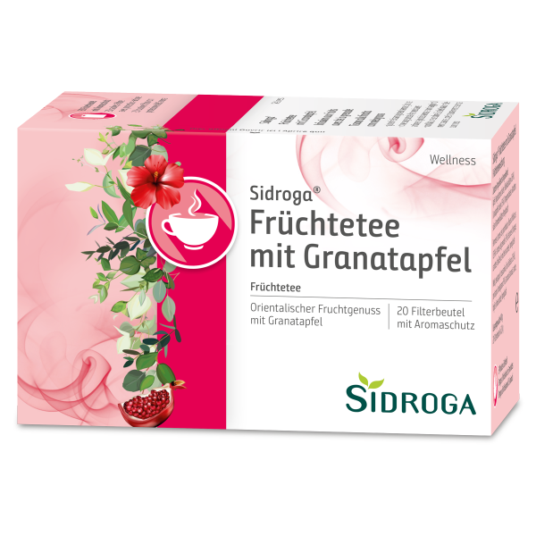 Sidroga Früchtetee mit Granatapfel 20 Beutel