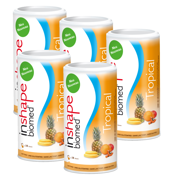 INSHAPE Biomed Pulver Tropical 5x 420 g