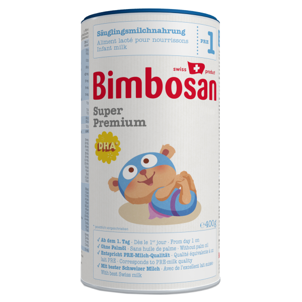 Bimbosan Super Premium 1 Säuglingsmilch Dose 400 g