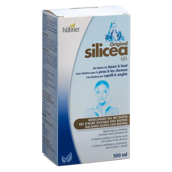 HÜBNER Silicea Gel mit Biotin Haare & Haut 500 ml