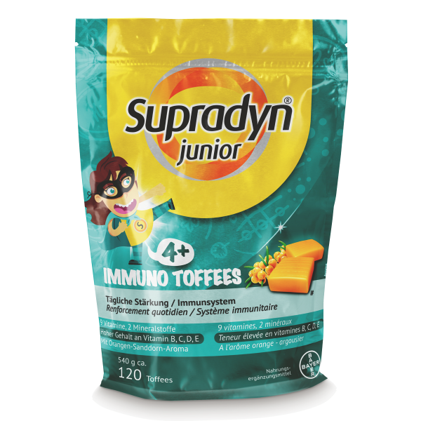Supradyn Junior Immuno Toffees - Tägliche Stärkung des Immunsystems
