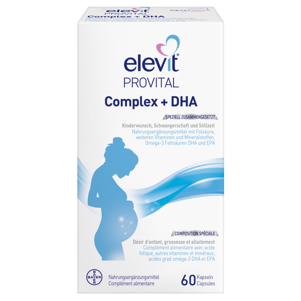 Elevit Provital Complex + DHA Multivitaminpräparat für die Schwangerschaft