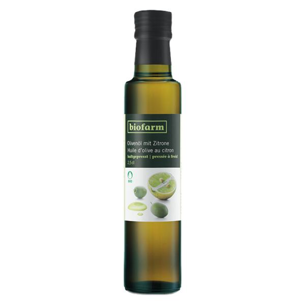 Biofarm Olivenöl mit Zitrone Knospe 250 ml
