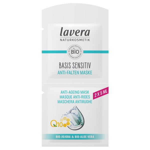 Lavera Anti-Falten Maske Q10 basis sensitiv 2 x 5 ml