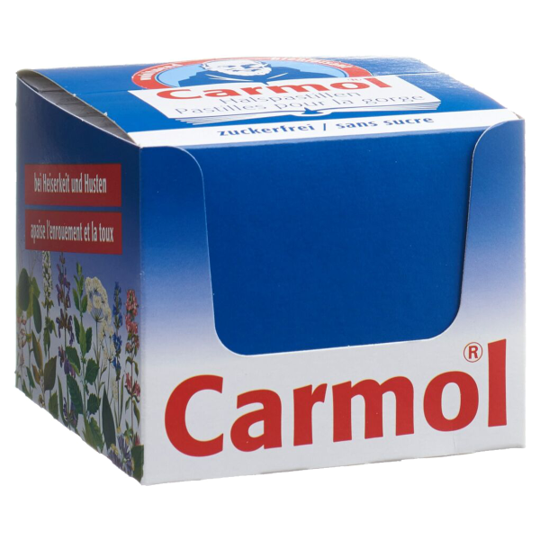 Carmol Halspastillen zuckerfrei 12x 45 g