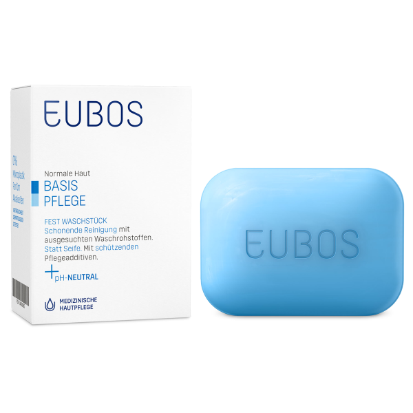 Eubos Seife fest unparfümiert blau 125 g