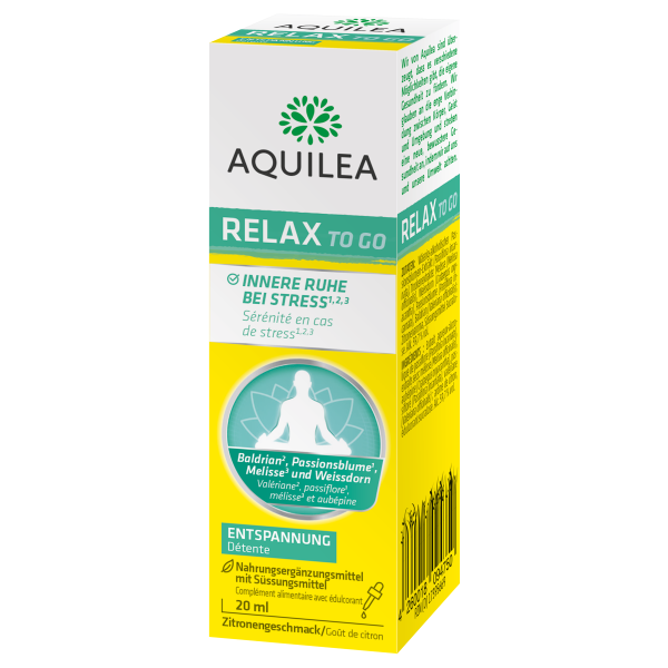 Aquilea Relax To Go Tropfen Pipette Flasche 20 ml