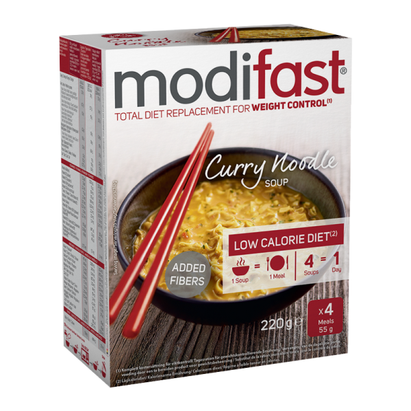 Modifast Nudelsuppe Curry 4 x 55 g