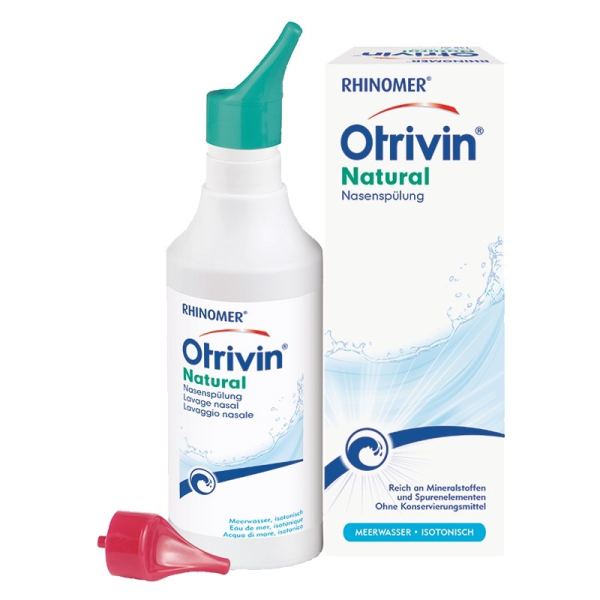 Otrivin Natural Nasenspülung mit isotonischem Meerwasser