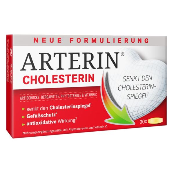 Arterin senkt den Cholesterinspiegel und schützt die Blutgefüsse